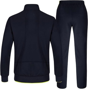 STALWART IMPEX Men's Color Blocking Tracksuit Full Zip <b>Jacket</b> Side Pockets Matching Pants Sporty <b>Winter</b> Wear Regular Fit 100% - Product Image 6