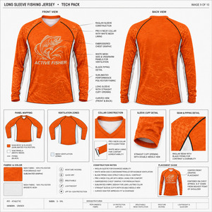 OEM Custom Angler Fishing Jersey Long Sleeve <b>Holographic</b> Sublimated UPF 50+ Quick-Dry Performance Tournament Shirt - Product Image 5