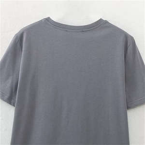 Camisetas de Manga Corta con Cuello Redondo, Tejidas e Impresas, Casuales para Mujer, Personalizadas OEM, de Algodón Suave para Uso Diario, para Marcas de Moda Privadas - Product Image 4