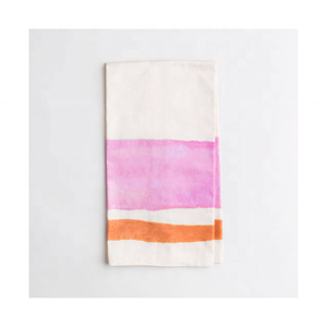 Nouvelle Arrivée Serviette de Cuisine Rose 100% Coton Brodé Golf 18x28 130 GSM Faite à la Main Légère Recyclée Durable Séchage Rapide - Product Image 1
