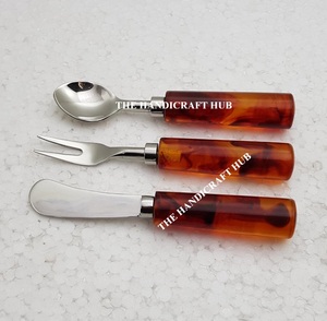Premium Design <b>Cheese</b> <b>Set</b> Kitchen Utensil Cutlery <b>Set</b> Stainless Steel <b>Cheese</b> <b>Set</b> Wood Resin Handle At Factory Wholesale Price - Product Image 4
