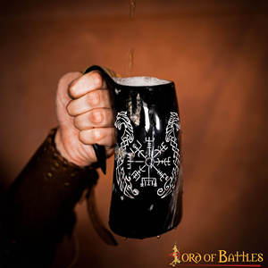 Taza de Cuerno Animal Orgánico Tallada a Mano, Diseño Pulido Portátil, Segura para Beber - Product Image 5