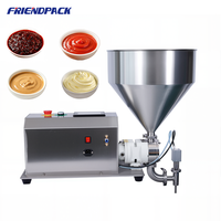 Machine de remplissage UPK à pompe rotative à moteur servo à buse unique pour liquides, pâtes, beurre de cacahuète, lotions, crèmes, confitures et produits cosmétiques