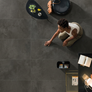 Dalles de sol et de mur en porcelaine Vistaar effet marbre 600x1200mm 12mm d'épaisseur antidérapantes pour piscine - Product Image 1