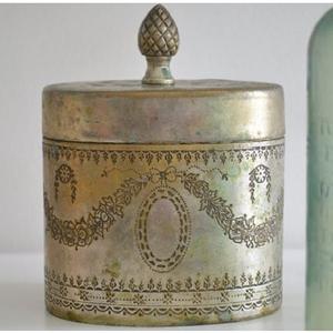 Handmade Brass Storage Jar | Stainless Steel Airtight Container <b>for</b> Sugar Tea Coffee - Product Image 1