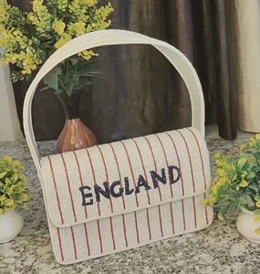 Bolso de hombro estilo bohemio con cuentas para mujer, bolso de mano para fiesta, compras o noche, bandolera hecha a mano con cremallera - Product Image 6