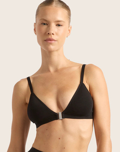 Soutien-gorge de sport pour femme de qualité supérieure, sans couture, respirant, en Spandex/Coton, col en V profond, bretelles réglables, maintien élevé, noir, pour le yoga - Product Image 2