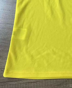Men's Yellow Sleeveless Tank Top O-Neck Solid Color Casual Breathable Quick Dry Knitted Polyester/Cotton Athletic Wear Summer - Product Image 6
