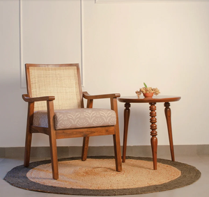 Sillón Moderno de Mediados de Siglo, Tapizado, con Estructura de Madera Sólida, Ergonómico, para Sala de Estar - Product Image 2