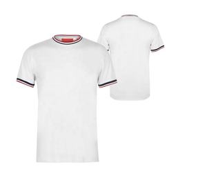 T-shirt décontracté pour homme 100 % coton, imprimé numérique personnalisé, multicolore, style urbain, coupe classique, respirant, polyester/coton - Product Image 6