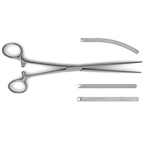 Pinza Quirúrgica Doyen de Acero Inoxidable de 23 cm, Pinza Intestinal Manual para Laparotomía y Operaciones Abdominales Generales - Product Image 3
