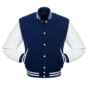 Nouvelle arrivée : veste universitaire d'hiver pour homme, style baseball, haute qualité, 100% coton molletonné, design personnalisé, broderie. - Product Image 1