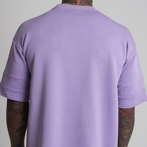 Camisetas para Hombre 100% Algodón, Tejido de Punto, Estilo Holgado, Casual, Diseño Sólido, Transpirable, Ligero, Manga Corta, Elegante, Alta Calidad, Personalizable - Product Image 6