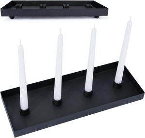 <b>Square</b> <b>Candle</b> Stand Premium Metal Creative Design <b>Candle</b> Holder High Demanding Geometrical Taper Lighting <b>Candle</b> Stick Stand - Product Image 5