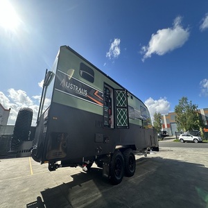 Cómoda caravana mini RV estándar australiano con capacidad para 4 personas, espacio de vida moderno, área de cocina funcional y almacenamiento conveniente. - Product Image 3