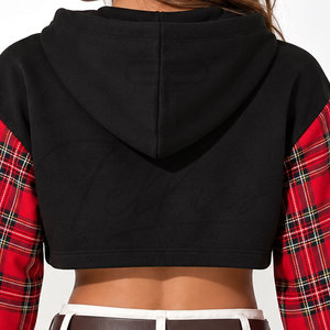 Sudadera sin Mangas de Alta Calidad con Logotipo Personalizado, Sudadera sin Mangas para Mujer, Top Corto, Sudadera con Manga Larga - Product Image 6