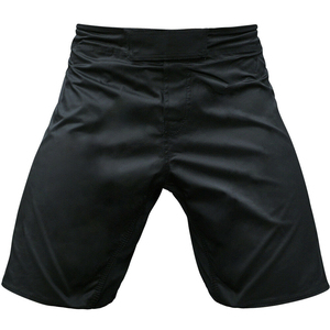 Shorts de sport MMA pour hommes, blanc uni, séchage rapide, imperméables, écologiques, avec poches, taille élastique, longueur mi-cuisse, tissu en toile - Product Image 5
