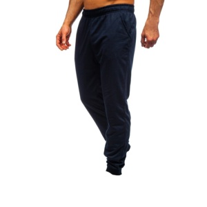 High Trending Men Navy Blue Full <b>Zip</b> <b>Hooded</b> Tracksuit Solid Color Casual Wear Side Pockets Polyester Regular Fit Autumn Style - Product Image 6