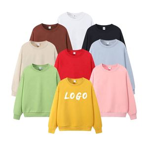 Sudadera Casual de Cuello Redondo para Mujer, Mezcla de Poliéster/Algodón, Resistente al Viento, Transpirable, Logotipo Estampado, Bordado Frontal, Manga Larga - Product Image 4