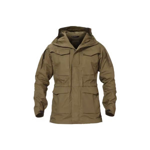 Veste coupe-vent à capuche en jean vintage personnalisable col montant logo de l'équipe uniforme sportif de football en plein air - Product Image 6