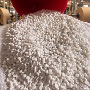 Ofertas Destacadas: Granulado de Carbonato de Calcio de 25 kg, Pellets Regulares, Blanco Natural, Materia Prima Plástica para Soplado de Películas - Product Image 1
