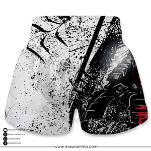 Hot Selling MAWRA MARTIAL ARTS Muay Thai Shorts Professional Breathable Quick Dry 100% Polyester MMA Training <b>Trunks</b> <b>Men</b> Women - Product Image 4
