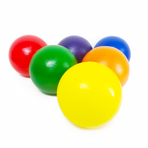 ลูกบอลดอดจ์บอลโฟมเคลือบผิว PU ขนาด 6 นิ้ว นุ่ม ทนทาน เหมาะสำหรับเด็กนักเรียนทุกเพศ - Product Image 1