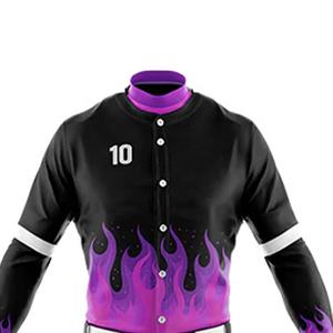 Ropa de equipo Ropa deportiva Conjunto de uniforme de béisbol con logotipo personalizado Uniforme de béisbol y softbol para mujer Jersey de práctica ligera - Product Image 5