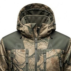 Veste de chasse d'hiver pour homme en polyester/nylon, imperméable, respirante, coupe-vent, légère et durable pour l'extérieur - Product Image 6