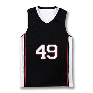 Maillot de basket haute performance personnalisé pour équipe, vêtement de sport doux, respirant et anti-humidité, sans manches - Product Image 2
