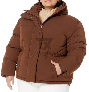 Fashionable Women's High Quality Breathable Knitted Nylon Puffer Jackets with Zipper Design - Product Image 4