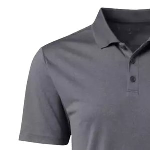 Camisa Polo Gris para Hombre, Manga Corta, con Cuello, para Golf, Informal, Deportiva, de Negocios, Ropa de Moda - Product Image 5
