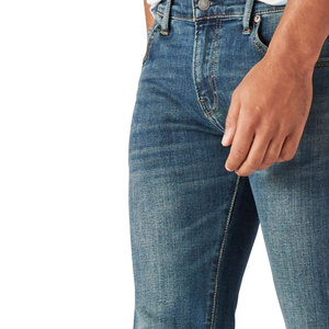 Men's Casual Classic Style Acid Wash Loose Fit Plus Size Custom Denim Jeans 100% Cotton Eco-Friendly Breathable - Product Image 6