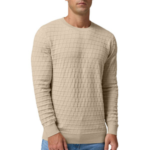 Pulls en tissu tricoté thermique, couleur unie, manches longues, col rond, design personnalisé, sweat-shirts pour hommes - Product Image 6