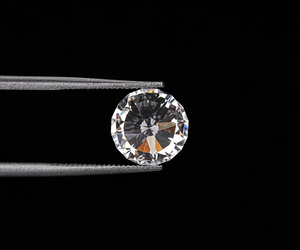 2.00 CT, Diamante suelto solitario de corte redondo elegante, Diamante cultivado en laboratorio con nuevo diseño de corte rosa de brújula, Diamante CVD-HPHT para joyería - Product Image 5