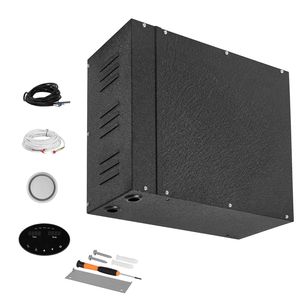 Generatore di Vapore Commerciale da 4 kW con Scarico Automatico per Sauna Domestica Interna, Bagno Spa, Protezione da Surriscaldamento e Surriscaldamento a Secco, con Controllo, Potenza 9 kW - Product Image 1