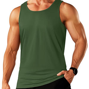 Vestes de sport pour hommes en coton imprimé avec logo personnalisé, 180 g/m², séchage rapide, style vintage, pour la musculation et la course à pied - Product Image 4