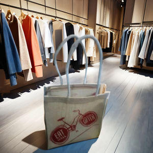 Bolsa de mano de tela ecológica con estilo de calidad superior, cordón de yute crudo Natural para almacenamiento de joyas, embalaje textil - Product Image 1