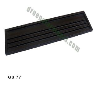 Bead <b>Stringing</b> Board <b>Black</b> Wooden Jewelry Making Tool 3 Groove Design 13.25 x 3.5 x 0.5 Inch | Item No GS-77 - Product Image 2