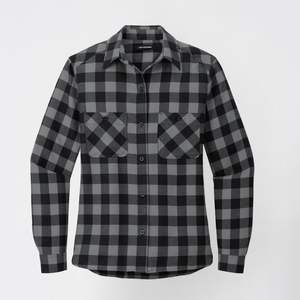 Camisa de Franela para Mujer, Primavera 2026, Hombros Caídos, Holgada, Casual, Lisa, Manga Larga, con Botones, Ecológica, Transpirable, para Verano - Product Image 4