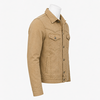 Veste en jean d'hiver pour homme de haute qualité, tissu 100% coton durable, écologique, coupe-vent, coupe confortable, design élégant, décontractée