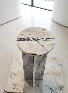 Mesa de Centro Moderna de Mármol, Muebles Minimalistas para Sala de Estar, Pieza Decorativa para el Hogar - Product Image 4