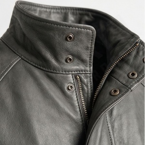 Chaqueta Larga Estilo Motociclista NAI-0438B, Abrigo de Moda, Ropa Exterior Resistente, Prenda Protectora para Motociclistas, Color Personalizado - Product Image 4