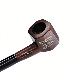 Pipa de Fumar de Madera Natural Hecha a Mano, Ecológica y Duradera, Estilo Vintage, Reutilizable y Portátil, Directo del Fabricante - Product Image 2