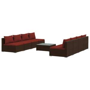 Set da giardino Cinnamon Red in colore marrone - Product Image 2