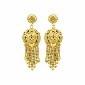 Juego de Collares Largos de Novia Africanos Chapados en Oro de 14K, 18K y 24K, Estilo Dubái Tradicional, Joyería de Moda, Oro Joyería - Product Image 6