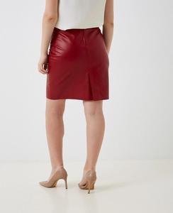 Mini-jupe en cuir PU de haute qualité pour femme, taille haute, moulante, avec logo personnalisé - Product Image 3
