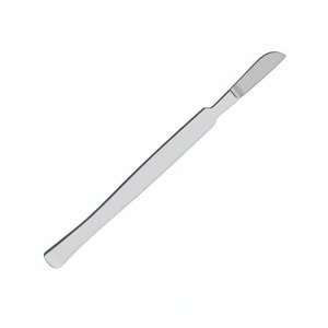 Bisturí de disección de 6 pulgadas con hoja fija y mango plano, instrumento quirúrgico médico de precisión, acero inoxidable reutilizable para anatomía. - Product Image 5