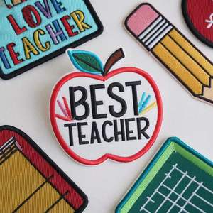 Wholesale Twill Fabric Embroidery Patch Embroidered <b>Iron</b> <b>On</b> Badge for Clothing Caps Bags Jackets Heat Transfer Decorative Patch - Product Image 5