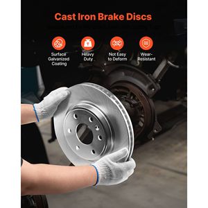 Kit di Riparazione Freni Anteriori e Posteriori Compatibile per Buick Enclave 2008-2017, Chevrolet Traverse 2009-2017, Saturn Outlook 2007-2010 - Product Image 5